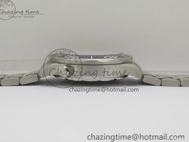 0202 Seamaster Diver 300M ORF 1:1 Best Edition Black Ceramic White Dial on SS Bracelet A Reliable 7865